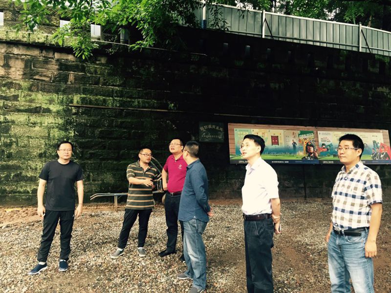杜磊局长调研泸顺起义纪念地乐动(中国)整治工程建设工作